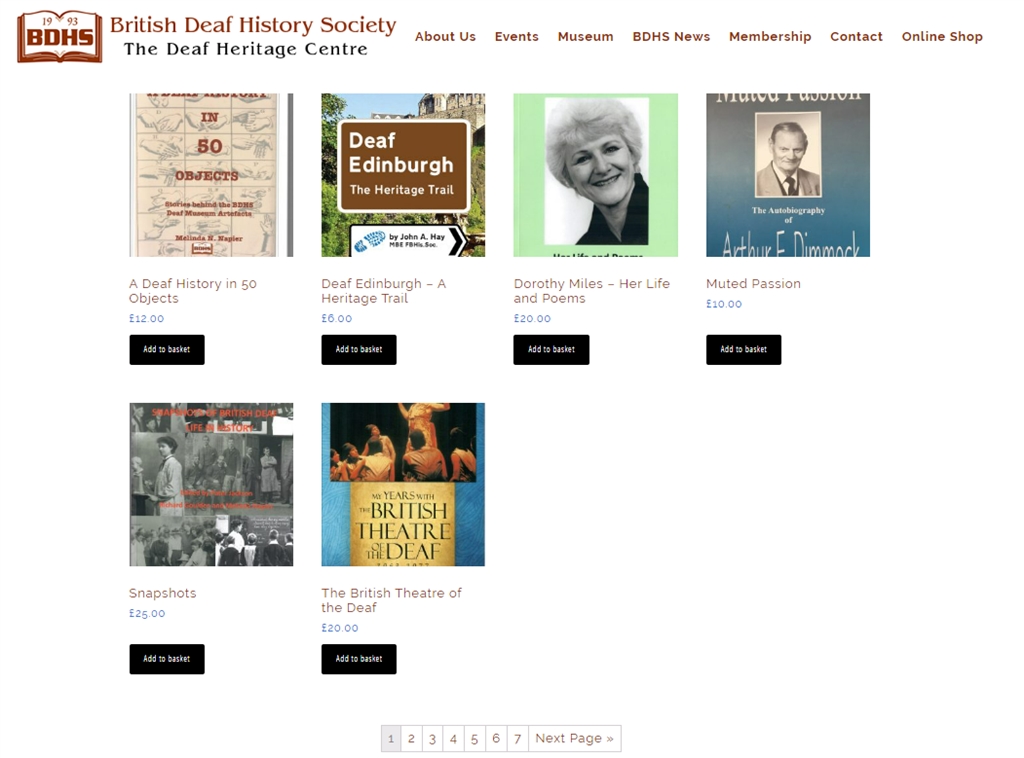 webshop BDHS