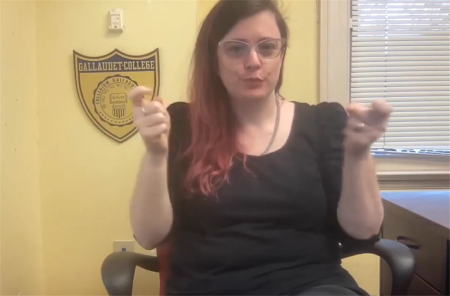 Meredith Peruzzi, Director of the National Deaf Life Museum Gallaudet University, Washington DC