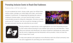 Promoting Inclusive Events